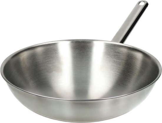 Demeyere Wok - Ø26 cm - vlakke bodem