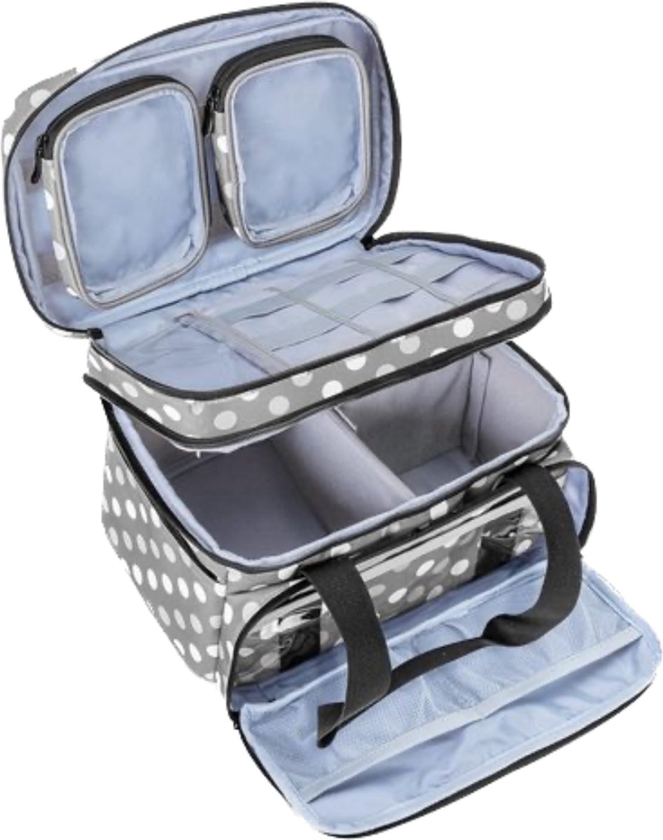Naaiaccessoire-organizer, organizer met grote opbergruimte