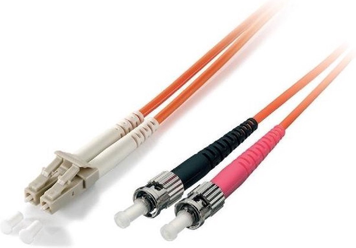 Equip 254231 Glasvezel kabel 1 meter LC ST OS2 Geel