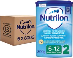 Nutrilon 2 Standaard - Baby melkpoeder van 6 tot 12 maanden - Voor een gezonde groei - 6 - 6 stuks