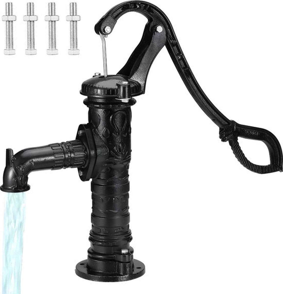 Waterpomp - Handpomp - 40x15x68cm - Gietijzer - Tuinpomp - Handdrukpomp