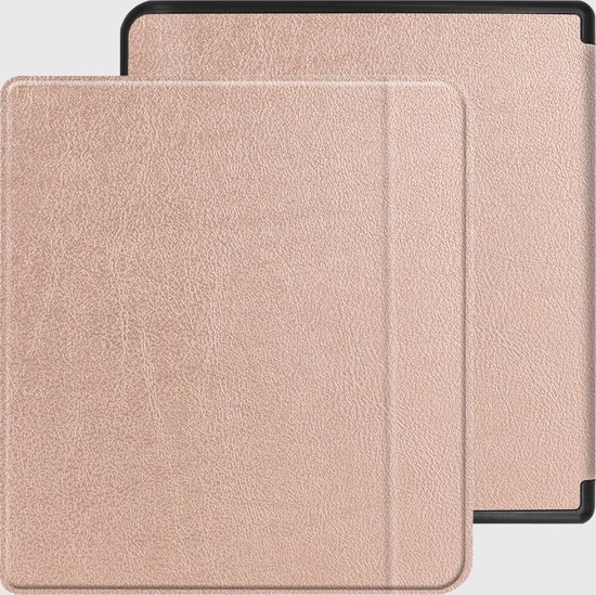 Lunso Geschikt voor Kobo Forma hoes (8 inch) - sleepcover - Rose Goud van Lunso — afbeelding 2