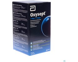Oxysept 1 Step - 3x 300ml + 90 tabl + 1 lenshouder - lenzenvloeistof
