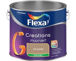 Flexa - Creations Muurverf Extra Mat - Vol Dadel - Mengverf - 2,5 L