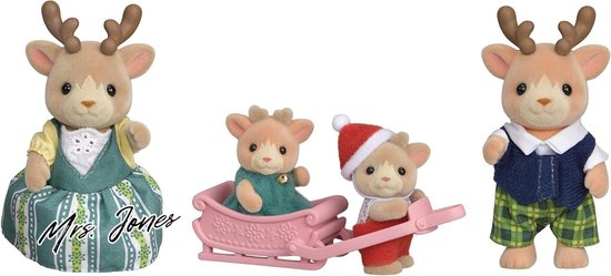 Mme. Mini poupées Jones Premium Collection - Sylvanian Families - Renne - Multicolore.