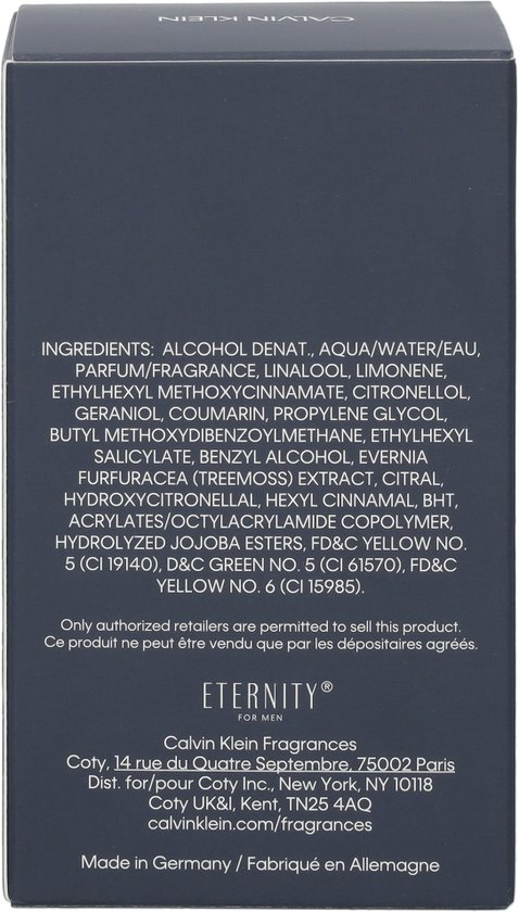 Calvin Klein Eternity 50 ml Eau De Toilette - Herenparfum