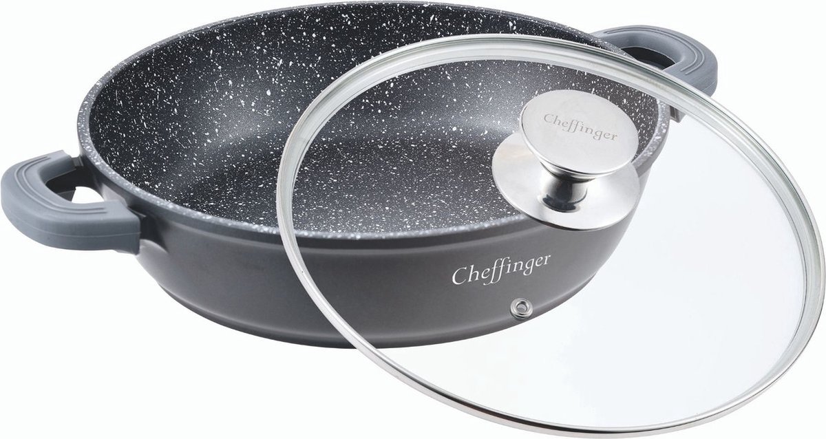 Babij Cooking 32cm Lage Kookpot / Braadpan - CF-SC32