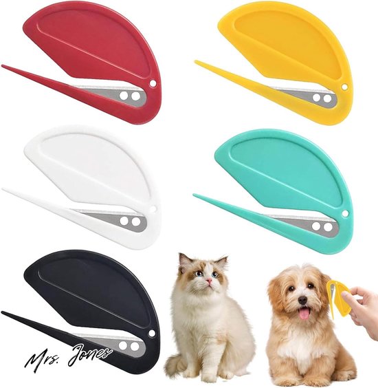 Mrs. Jones Knoopkam - Huisdieren - Katten - Honden - Verwijdert klitten - Draagbaar - Zacht