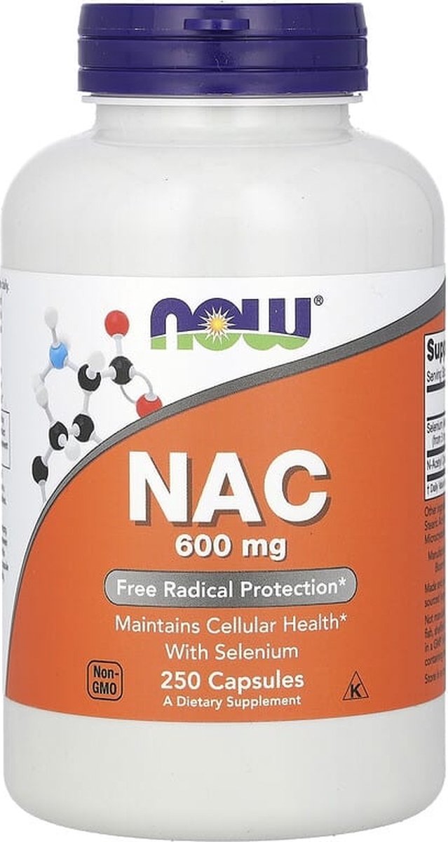Goedkoopste Now Foods - NAC - 600 mg per capsule - 250 capsules