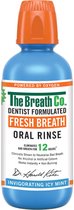 The Breath Co Mondwater - Icy - Mint - 500 ML - Tegen - Slechte Adem - Droge Mond - Ontstoken Tandvlees