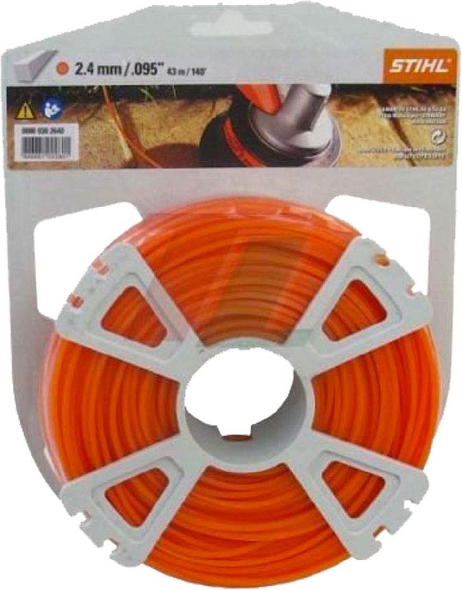 Stihl Accessoires ronde maaidraad op rol | Ø 2,4 x 43 m | oranje - 00009302339