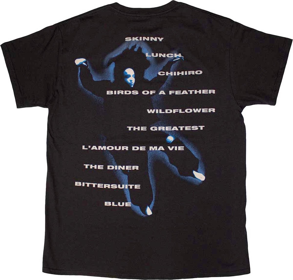 Billie Eilish - Hit Me Hard And Soft Tracklist Heren T-shirt - M - Zwart — cadeau in Mode & Accessoires - foto 2