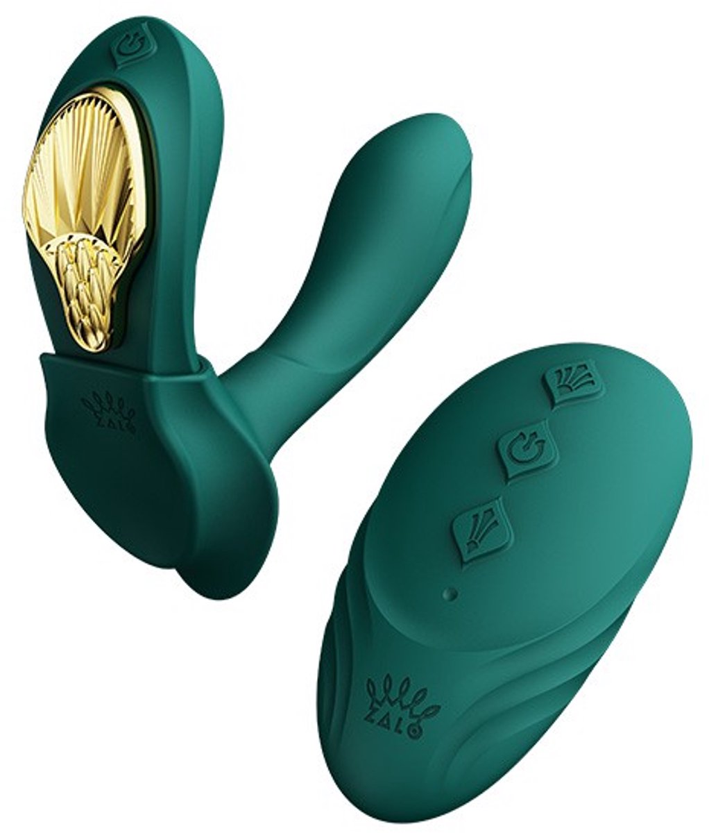 Zalo - Aya - Portable Vibrator - Turquoise Green