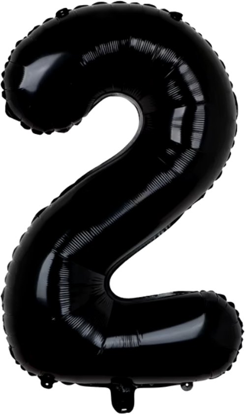 Cijferballonnen 25 cm assorti kleuren, ballon cijfer 7