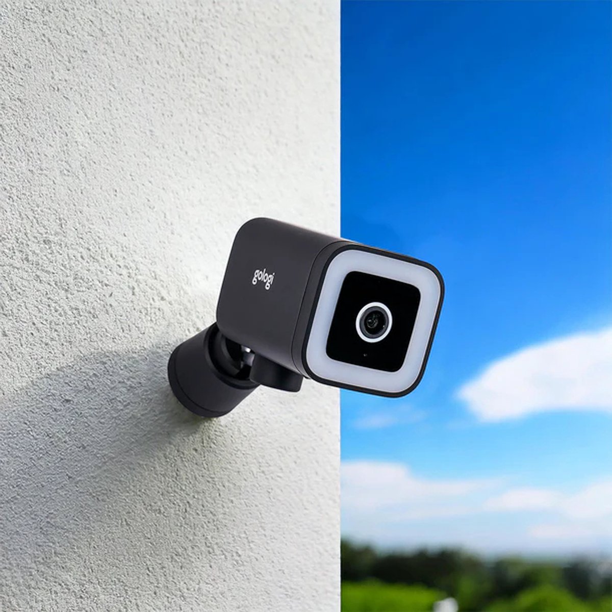Gologi Premium Outdoorcamera - Buitencamera met Nachtzicht - Beveiligingscamera - Security Camera - 4MP - IP Camera - Geluid en Bewegingsdetectie - Met Kabel - Met Wifi en App - Zwart – foto 6