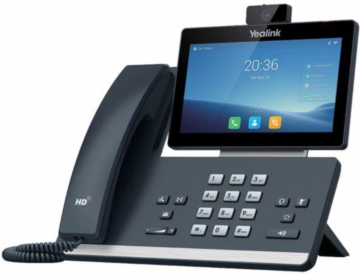 Yealink - SIP-T58W - VoIP telefoon - Zwart