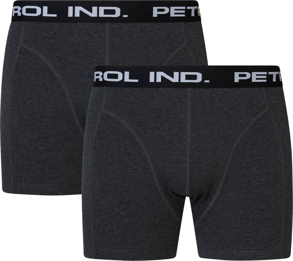 Petrol Industries Heren Boxershort - Stretch Katoen - Essentials Collection - Elastische Tailleband - Ondergoed - Onderbroeken - Zwart - Maat XXXL