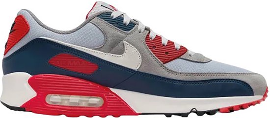 nike air max 90 grey red