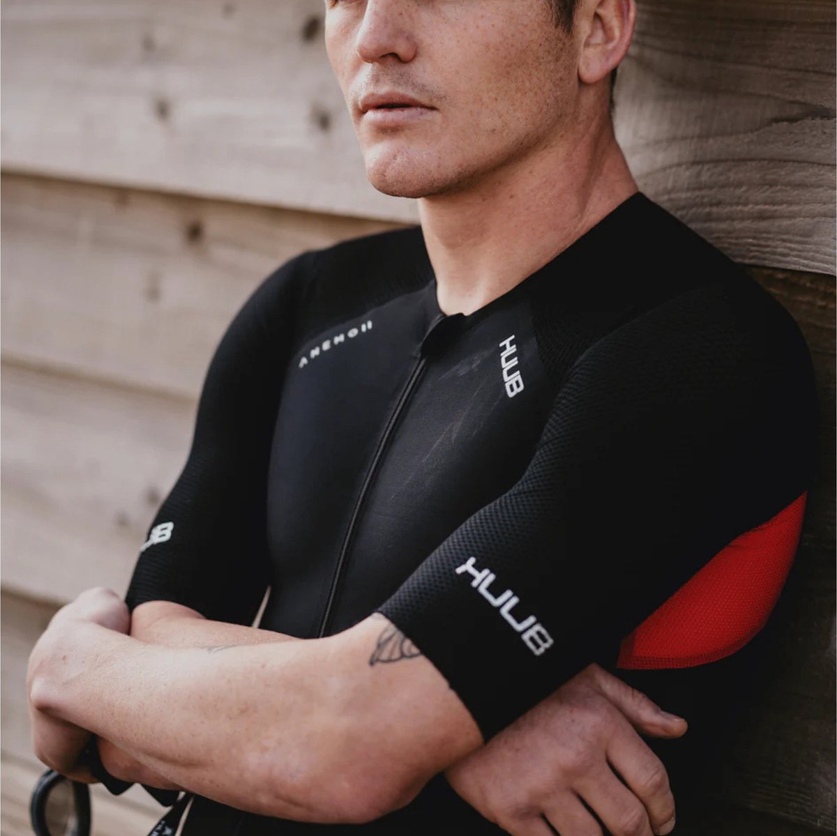 Huub Heren Anemoi 2 SUB22 Bonded Tri Suit - Black / Gr