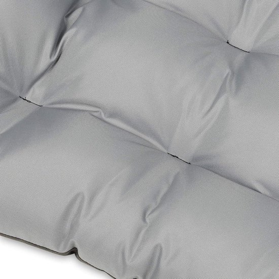 Hondenmand grijs 120x90 cm - wasbaar hondenkussen - waterdicht