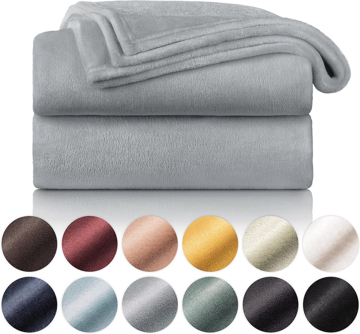 Warme Fleece Deken 150x200 cm - Zachte en Dikke Deken voor Bedden, Banken en Stoelen - 300 GSM Multifunctionele Deken voor Elk Seizoen