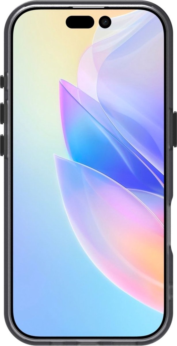 Mobigear Hoesje geschikt voor Apple iPhone 16 Pro Telefoonhoesje Hardcase | Mobigear Crystal Backcover | iPhone 16 Pro Case | Back Cover - Zwart