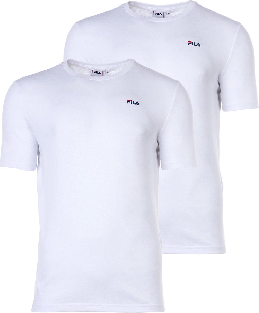 Fila T-shirt BROD tee double pack Set van 2 Wit