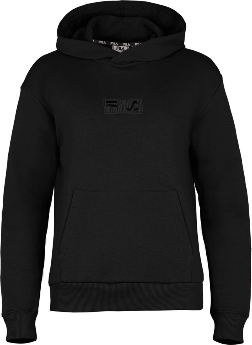 Effen Sweatshirt Met Capuchon Blauw