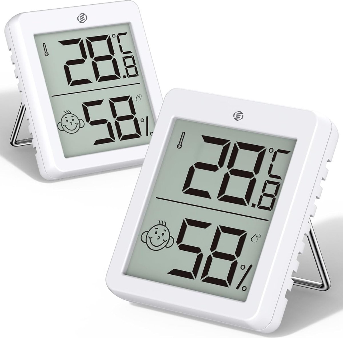 Equivera Huisthermometer - Kamerthermometer - Binnenshuis - Digitale Thermometer - Hygrometer