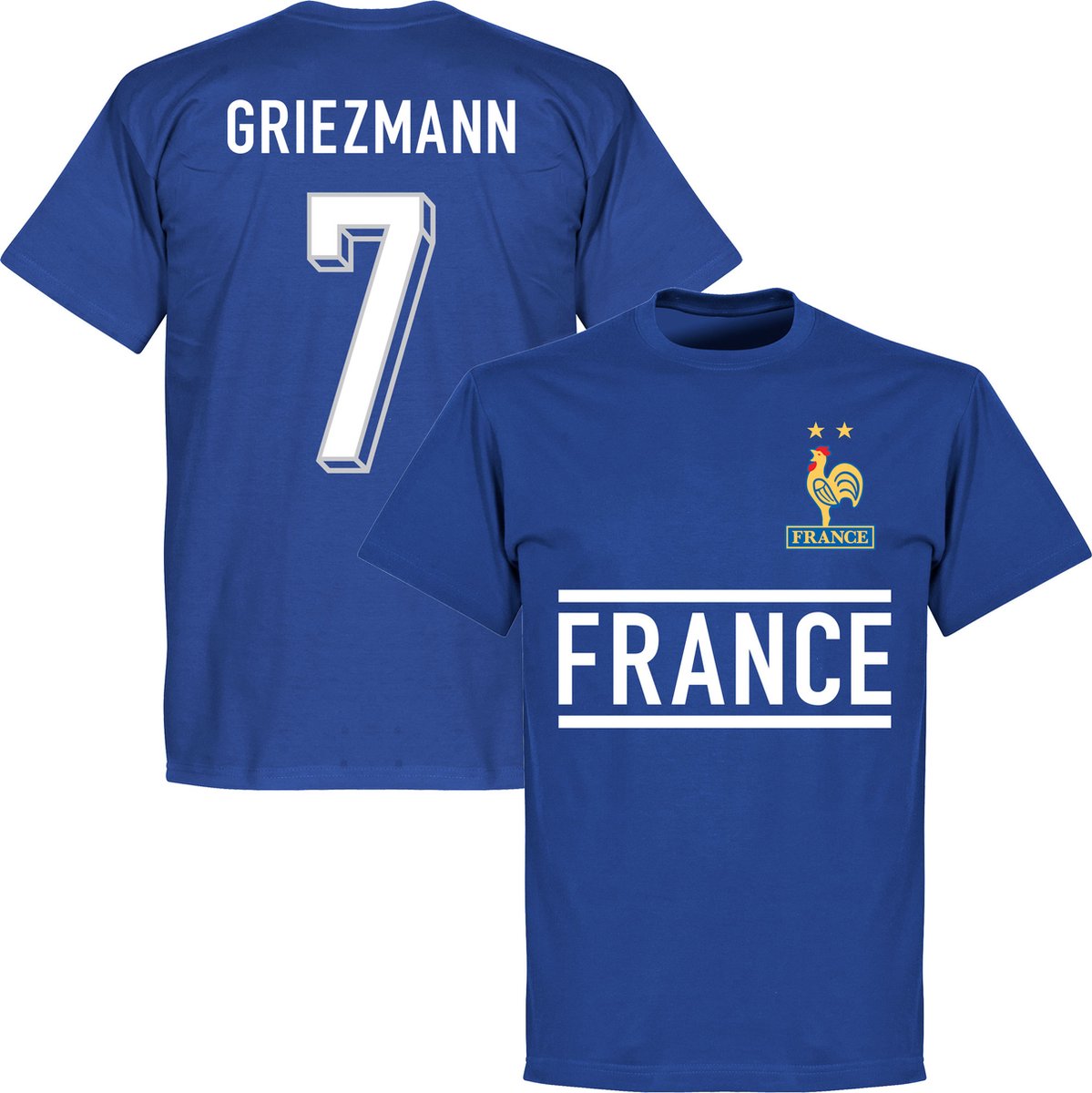 Frankrijk 2024 Griezmann 7 Team T-Shirt - Blauw - S