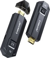 Wireless HDMI Transmitter and Receiver, 4K, 5G HD HDMI Wireless Extender, Receiver, 164FT/50M, Wireless HDMI Transmitter, Supports Audio Video from MAC/Tablet/PC/Camera/PS4/5 to HDTV/Projector/Monitor