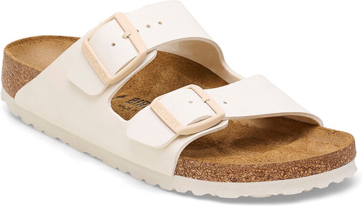 Birkenstock Dames off white crEme ivoorkleur slippers muiltjes maat 37 bol