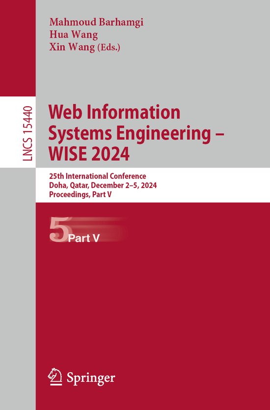 Lecture Notes in Computer Science15440- Web Information Syst ... - cover