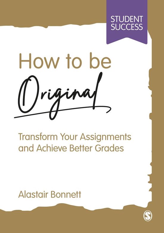 Student Success - How to be Original - cover