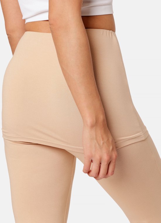 Bellivalini Dames Yogabroek - Sport - Vrijetijdsbroek - Lang - Viscose - Sportbroek - BLV-BLV50-275-YPS - Zand - 3XL van Bellivalini — afbeelding 4