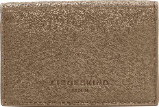LIEBESKIND BERLIN Cuir Étui pour carte de crédit Chelsea Kodiaq Sheep Cardie Wallet Sepia Brun