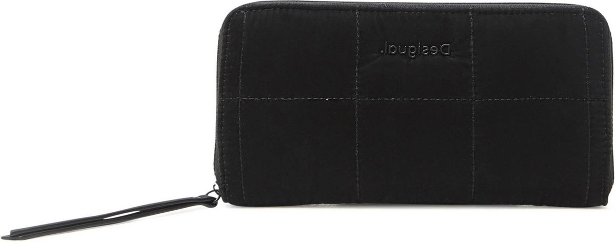Desigual Portemonnee Mone Cocoa Fiona Wallet Black Zwart