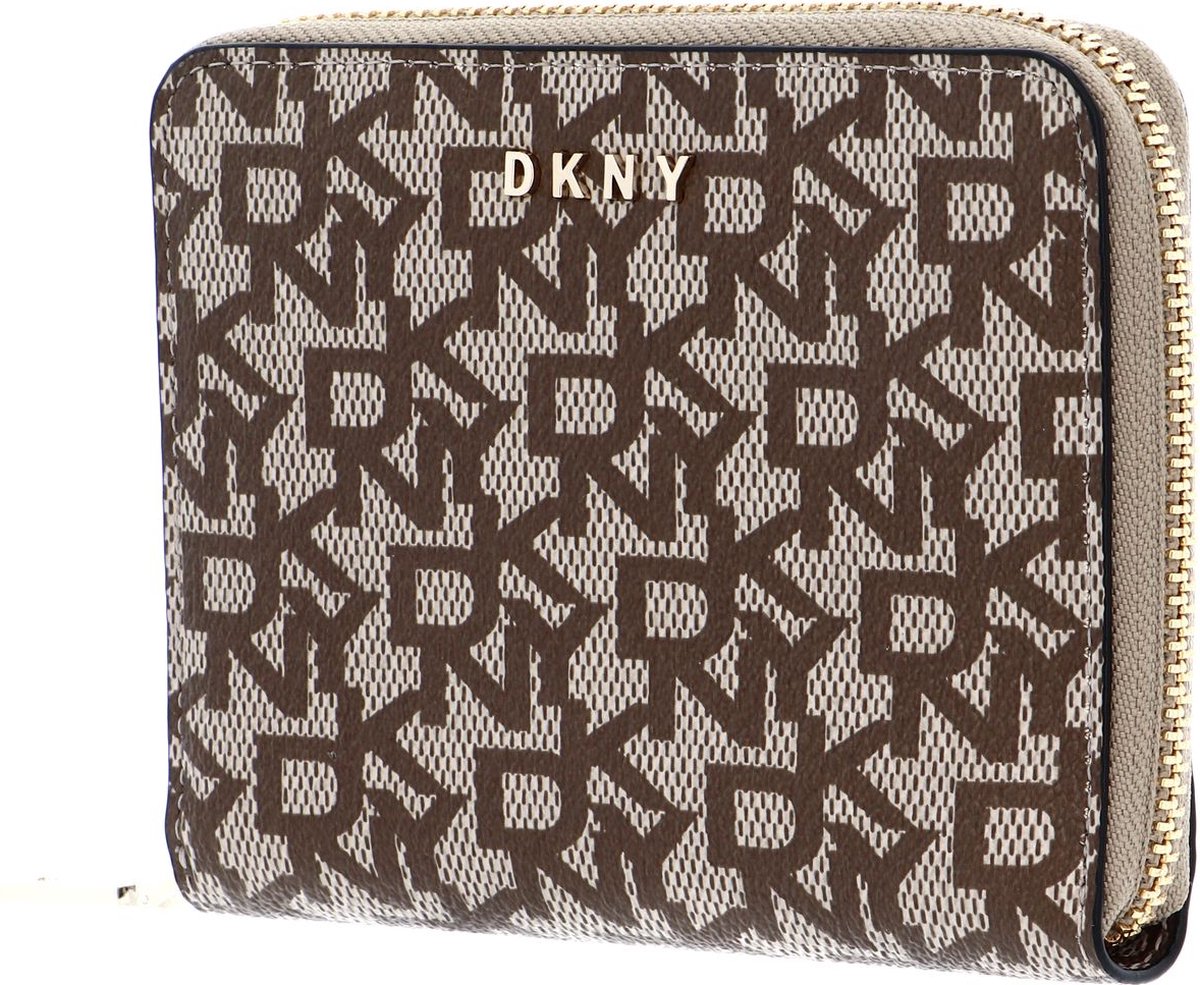 DKNY Portemonnee Bryant Small Zip Around Chino / Caramel Beige Veelkleurig