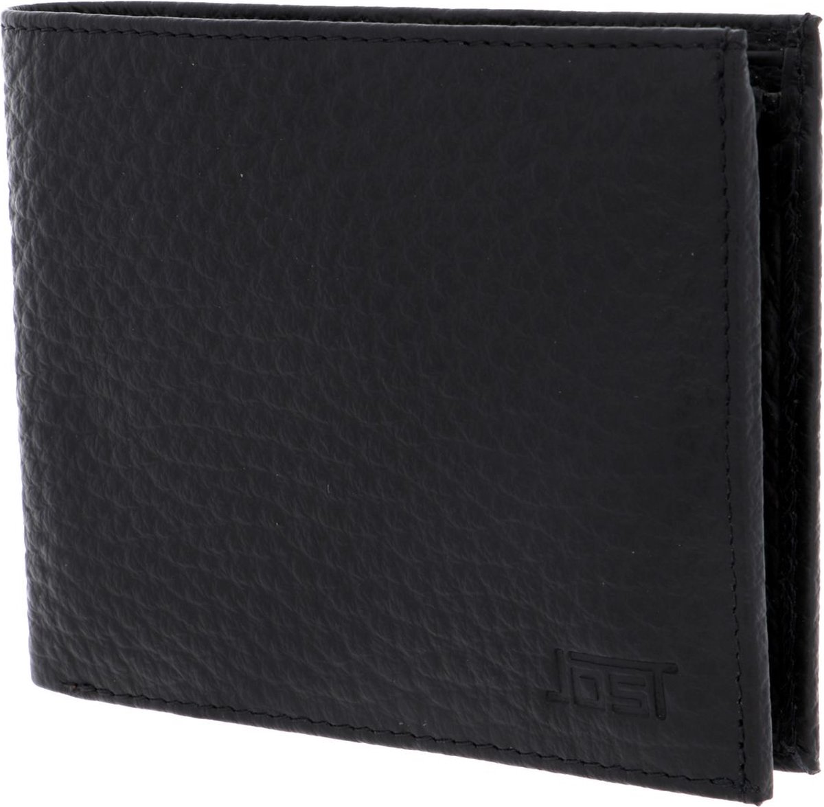 JOST Leren Portemonnee Kopenhagen Wallet Black Zwart