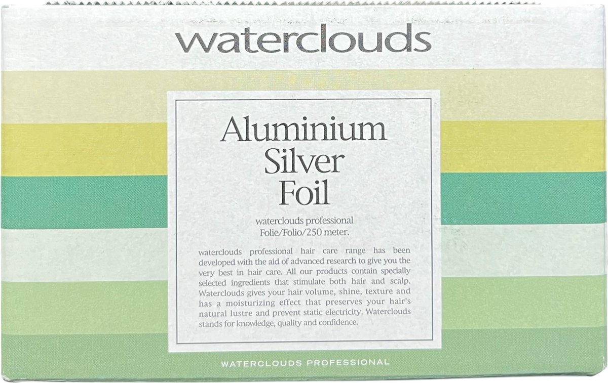 Waterclouds Aluminiumfolie 250 meter x 12 cm