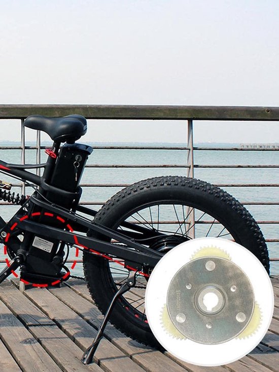 3 Engrenages Nylon 36 Dents - Pour Moteur Vélo électrique - Pièce Remplacement Facile - 8