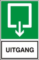 Sticker Uitgang