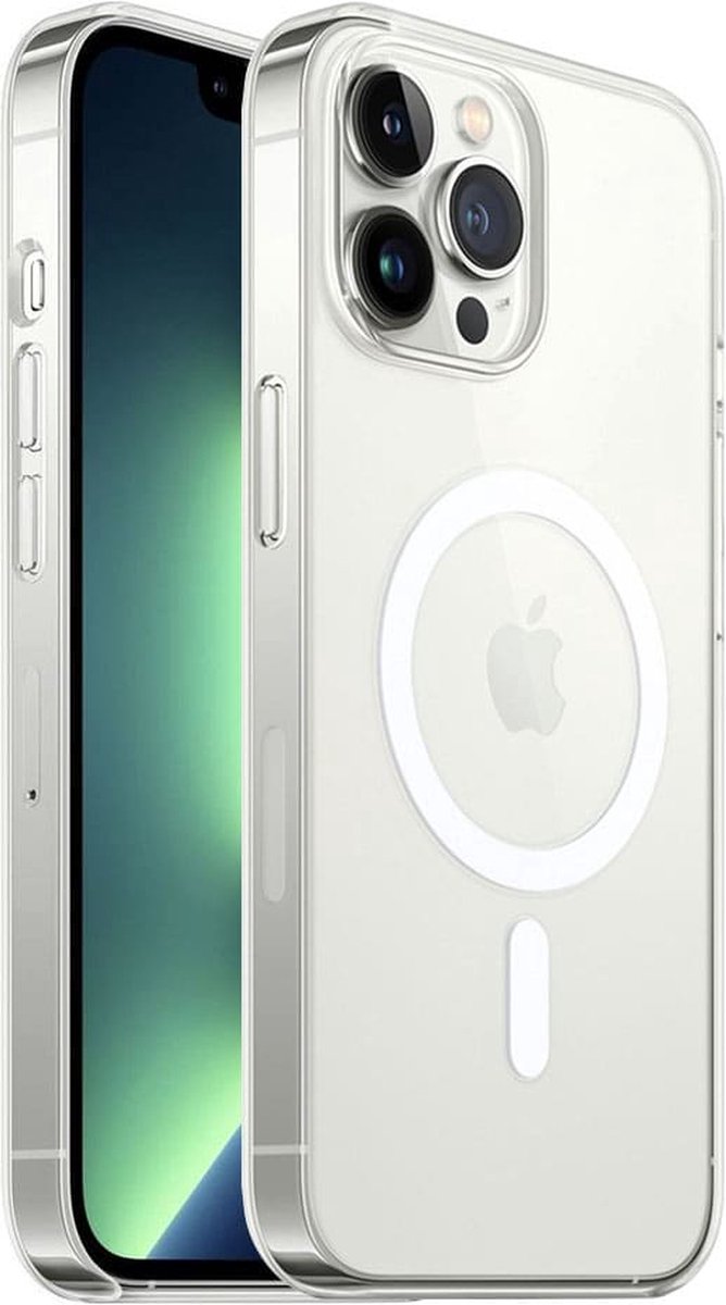Casify Doorzichtig Hoesje geschikt voor MagSafe iPhone 13 Pro Max Hoesje - Transparant