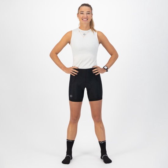 Rogelli Core Korte Fietsbroek - Dames - Zwart - Maat S