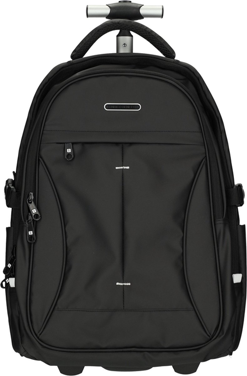 Enrico Benetti Laptoptrolley / Businesstrolley - 17 inch - Northern - Zwart
