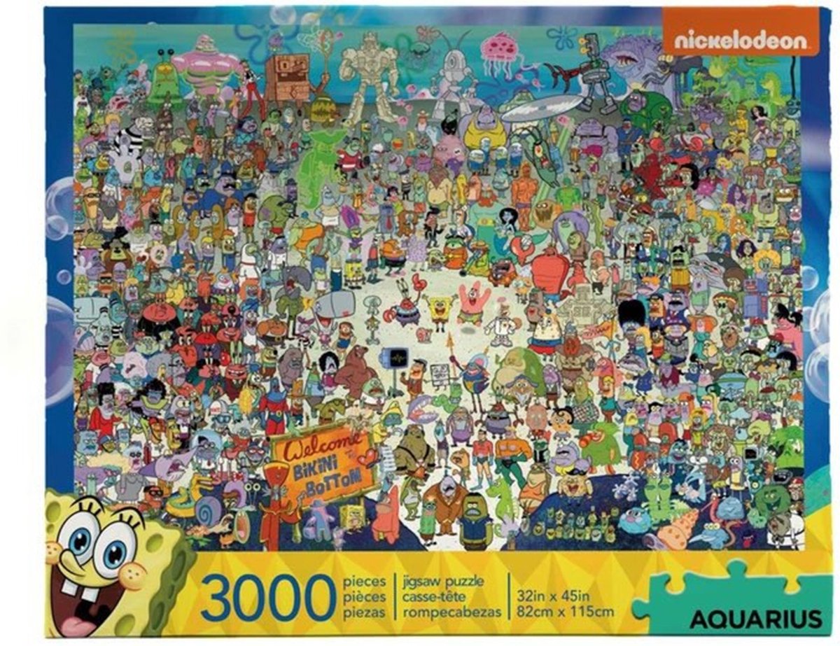 Aquarius SpongeBob SquarePants - Bikini Bottom (3000 pieces) Puzzel - Multicolours