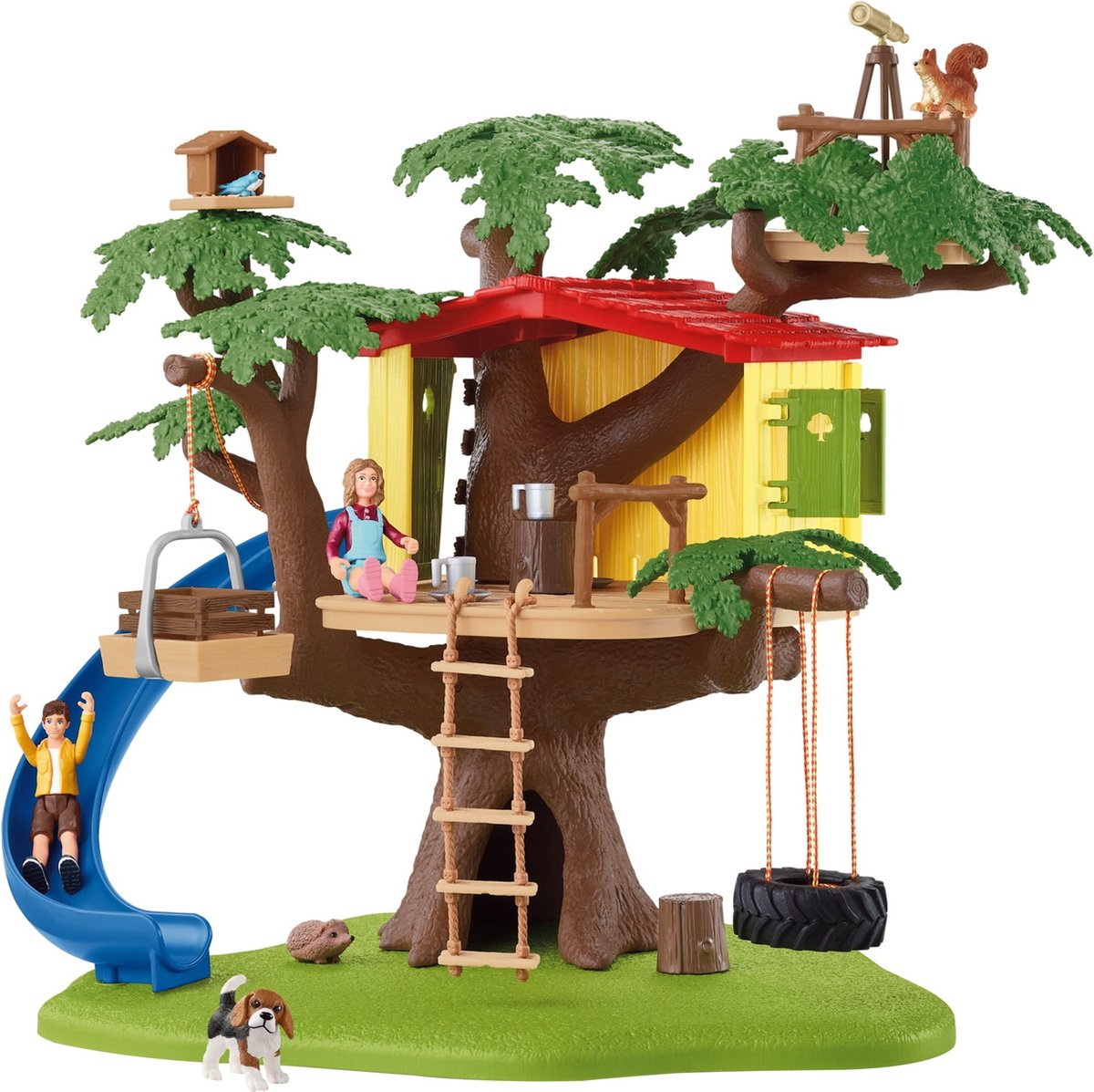 schleich FARM WORLD - Avontuurlijke boomhut - Speelfigurenset - Kinderspeelgoed voor Jongens en Meisjes - 3 tot 8 jaar - 28 Onderdelen — afbeelding 21
