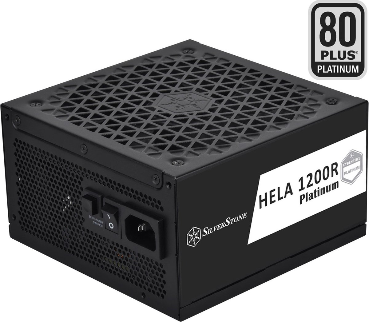 Silverstone Hela 1200R Platinum - Voeding - Atx12V 3.0, Ps2 - Cybenetics
