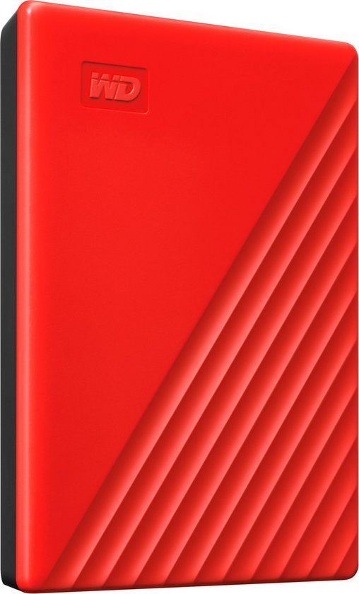 Western Digital My Passport - Externe Harde Schijf - 2 TB - Rood