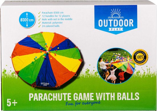 Outdoor Play Parachutedoek met Ballen